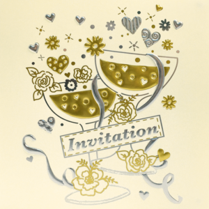 Champagne Glass Invitation
