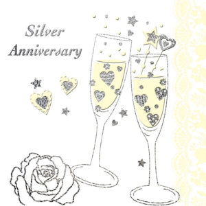 Silver Anniversary Invitation