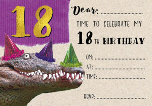 18th Birthday Crocodile