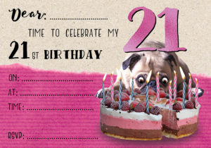 21st Birthday Dog