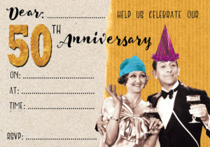 50th Anniversary Invite