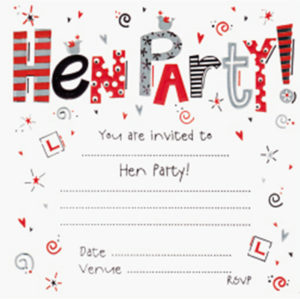 Hen Party Invitation