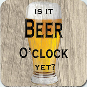Beer O'Clock Coaster