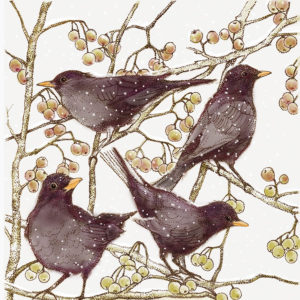 Fay's Studio Cards-Blackbirds