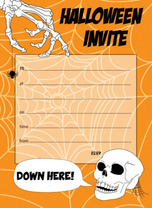 Halloween Invite -A5