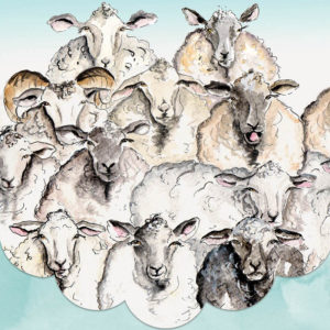 Cath Ward Notepad-Sheep