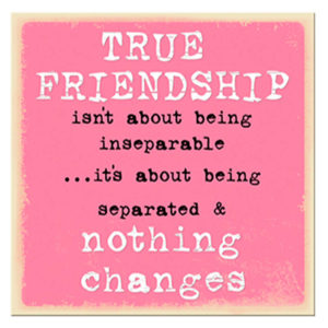 True Friendship Plaque