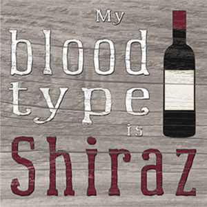 Blood Type Shiraz Plaque